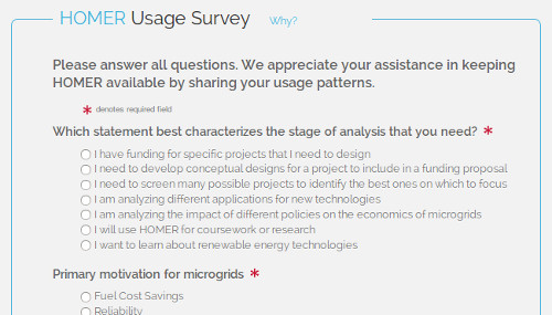 usage survey