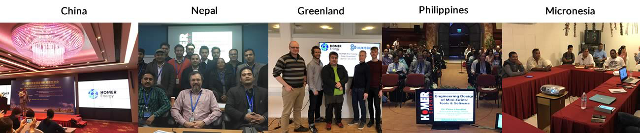 HOMER Training Worldwide Map